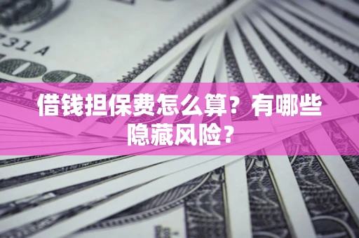 北京借钱担保费怎么算？有哪些隐藏风险？