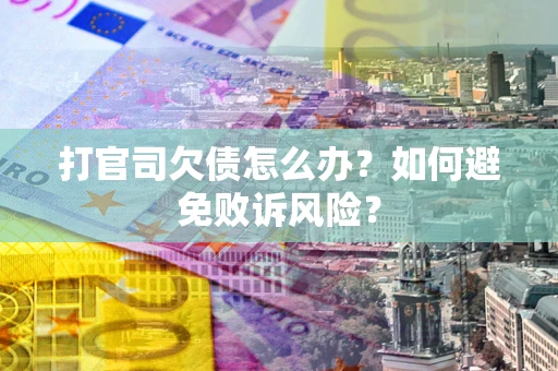 北京打官司欠债怎么办？如何避免败诉风险？