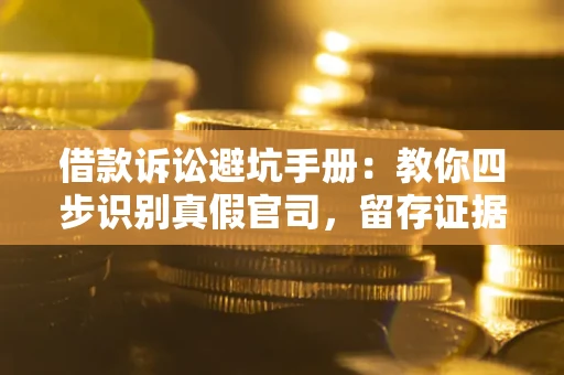 北京借款诉讼避坑手册：教你四步识别真假官司，留存证据不踩雷