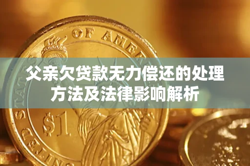 北京父亲欠贷款无力偿还的处理方法及法律影响解析